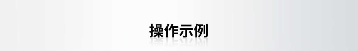 操作示例