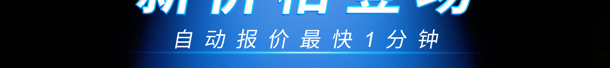 新价格登场 自动报价最快1分钟